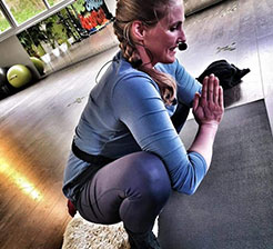Yogalehrerin Jessica Eick